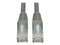 Eaton Tripp Lite Series Cat6 Gigabit Snagless Molded (UTP) Ethernet Cable (RJ45 M/M), PoE, Gray, 5 ft. (1.52 m) - Cordon de raccordement - RJ-45 (M) pour RJ-45 (M) - 1.5 m - UTP - CAT 6 - moulé, sans crochet, bloqué - gris N201-005-GY