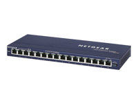 NETGEAR FS116 10/100 Desktop Switch - Commutateur - 16 x 10/100 - Ordinateur de bureau FS116GE