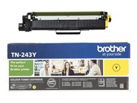 Brother TN243Y - Jaune - original - cartouche de toner - pour Brother DCP-L3510, L3517, L3550, HL-L3210, L3230, L3270, MFC-L3710, L3730, L3750, L3770 TN243Y