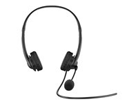 HP G2 - Micro-casque - sur-oreille - filaire - jack 3,5mm - noir ombré - pour HP 34; Portable 1040 G9, 245 G9, 256 G8, 25X G9; Pro 260 G9; ProBook 44X G9, 45X G9 428K7AA