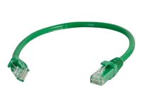 C2G Cat6 Booted Unshielded (UTP) Network Patch Cable - Cordon de raccordement - RJ-45 (M) pour RJ-45 (M) - 1 m - UTP - CAT 6 - moulé, sans crochet, bloqué - vert 83426