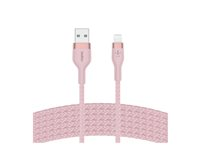 Belkin BOOST CHARGE - Câble Lightning - USB mâle pour Lightning mâle - 3 m - rose CAA010BT3MPK