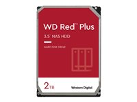 WD Red Plus WD20EFRX - Disque dur - 2 To - interne - 3.5" - SATA 6Gb/s - mémoire tampon : 64 Mo WD20EFRX