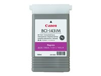 Canon BCI-1431M - 130 ml - magenta - original - réservoir d'encre - pour BJC-6200; imagePROGRAF W6200P, W6400, W6400 Dye, W6400P 8971A001