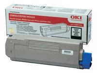 OKI - Noir - original - cartouche de toner - pour OKI MC560dn, MC560n; C5850dn, 5850n, 5950cdtn, 5950dn, 5950dtn, 5950n 43865724