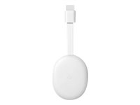 Google Chromecast avec Google TV - Lecteur AV - 4K UHD (2160p) - 60 pi/s - HDR - neige GA01919-FR