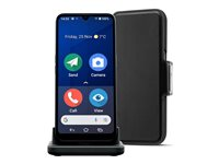 DORO 8200 Plus - 4G smartphone - RAM 4 Go / Mémoire interne 64 Go - microSD slot - 6.1" - 1560 x 720 pixels - 3 x caméras arrière 16 MP, 2 MP, 2 MP - front camera 5 MP - bleu foncé 8417