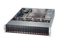 Supermicro SC216 BE2C-R920WB - Montable sur rack - 2U - Extended ATX améliorée - SATA/SAS - hot-swap 920 Watt - noir CSE-216BE2C-R920WB