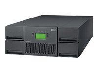 IBM System Storage TS3200 Tape Library Model L4U - Bibliothèque de bandes - 17.6 To / 35.2 To - logements : 44 - Aucun lecteur de bande - nombre maximum de lecteurs : 2 - externe - 4U - lecteur de codes barres - Express 3573-L4U