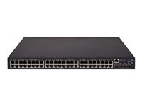 HPE 5130-48G-PoE+-4SFP+ EI - Commutateur - C3 - Géré - 48 x 10/100/1000 + 4 x 10 Gigabit Ethernet / 1 Gigabit Ethernet SFP+ - Montable sur rack - PoE+ (370 W) JG937A