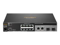 HPE Aruba 2530-8 - Commutateur - Géré - 8 x 10/100 + 2 x combo Gigabit Ethernet / SFP Gigabit - de bureau, Montable sur rack, fixation murale J9783A