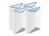 NETGEAR Orbi Pro SRK60 - - système Wi-Fi - (routeur, 3 rallonges) - jusqu'à 10 000 pieds carrés - 1GbE - Wi-Fi 5 - Tri-bande - fixation murale, montable sur plafond SRK60B04-100EUS