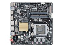 ASUS H110T - Carte-mère - Thin mini ITX - Socket LGA1151 - H110 - USB 3.0 - 2 x Gigabit LAN - carte graphique embarquée (unité centrale requise) - audio HD (8 canaux) 90MB0Q40-M0EAY0