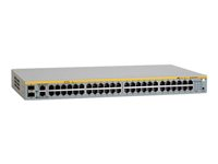 Allied Telesis AT 8000S/48POE - Commutateur - Géré - 48 x 10/100 (PoE) + 2 x SFP Gigabit combiné - de bureau - PoE AT-8000S/48POE-50