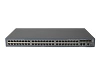 HPE 3600-48 v2 SI - Commutateur - C3 - Géré - 48 x 10/100 + 2 x SFP Gigabit combiné + 2 x Gigabit SFP - Montable sur rack JG305B