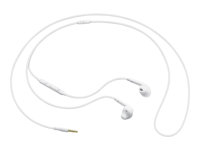 Samsung EO-EG920B - Écouteurs avec micro - intra-auriculaire - filaire - jack 3,5mm - blanc - pour Galaxy Core Prime VE, S6 EO-EG920BWEGWW