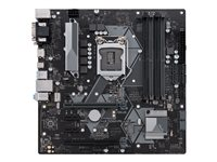 ASUS PRIME H370M-PLUS - Carte-mère - micro ATX - Socket LGA1151 - H370 - USB 3.1 Gen 1, USB 3.1 Gen 2, USB-C Gen1 - Gigabit LAN - carte graphique embarquée (unité centrale requise) - audio HD (8 canaux) PRIME H370M-PLUS