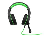 HP Pavilion Gaming 400 - Micro-casque - circum-aural - filaire - jack 3,5mm - vert pomme - pour Pavilion 24, 27, 590, 595, TP01 4BX31AA#ABB