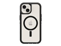 OtterBox Defender Series XT - Boîtier de protection coque de protection pour téléphone portable - robuste - compatibilité avec MagSafe - polycarbonate, caoutchouc synthétique - côté obscur (clair / noir) - pour Apple iPhone 15 Plus 77-93290