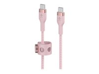 Belkin BOOST CHARGE - Câble USB - 24 pin USB-C (M) pour 24 pin USB-C (M) - USB 2.0 - 2 m - rose CAB011BT2MPK