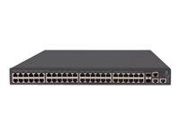HPE 1950-48G-2SFP+-2XGT-PoE+ - Commutateur - C3 - Géré - 48 x 10/100/1000 (PoE+) + 2 x Gigabit SFP / 10 Gigabit SFP+ + 2 x 10Gb Ethernet - Montable sur rack - PoE+ (370 W) JG963A