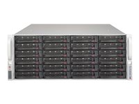 Supermicro SC846 BE2C-R1K03JBOD - Montable sur rack - 4U - SATA/SAS - hot-swap 1000 Watt - noir CSE-846BE2C-R1K03JBOD