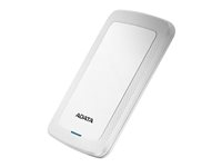 ADATA HV300 - Disque dur - 4 To - externe (portable) - USB 3.1 - AES 256 bits - blanc AHV300-4TU31-CWH