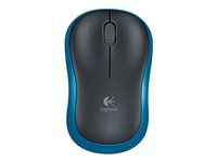 Logitech M185 - Souris - optique - sans fil - 2.4 GHz - récepteur sans fil USB - bleu 910-002236