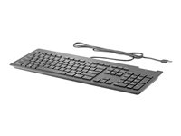 HP Business Slim - Clavier - USB - Français - noir - pour HP 34, Z1 G9; Elite 800 G9; Pro 260 G9, 400 G9; ProOne 440 G9; ZBook Fury 15 G8, 17 G8 Z9H48AA#ABF