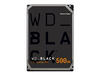 WD Black Performance Hard Drive WD5003AZEX - Disque dur - 500 Go - interne - 3.5" - SATA 6Gb/s - 7200 tours/min - mémoire tampon : 64 Mo WD5003AZEX