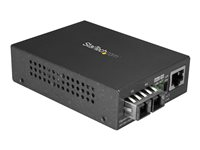 StarTech.com Convertisseur de média Gigabit Ethernet fibre optique SC multimode - 1000Base-SX - 550 m (MCMGBSCMM055) - Convertisseur de média à fibre optique - 1GbE - plus de fibre optique - 1000Base-SX, 100Base-TX, 1000Base-T - RJ-45 / SC multi-mode - jusqu'à 550 km - 850 nm MCMGBSCMM055