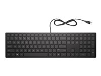 HP Pavilion 300 - Clavier - USB - noir cheddar - pour Pavilion 24, 27, 590, 595, TP01 4CE96AA