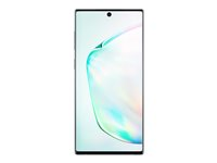 Samsung Galaxy Note10 - 4G smartphone - double SIM - RAM 8 Go / Mémoire interne 256 Go - écran OEL - 6.3" - 2280 x 1080 pixels - 3 x caméras arrière 16 MP, 12 MP, 12 MP - front camera 10 MP - argent stellaire SM-N970FZSDXEF