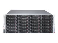 Supermicro SC847 BE1C4-R1K23LPB - Montable sur rack - 4U - Extended ATX améliorée - SATA/SAS - hot-swap 1200 Watt - noir CSE-847BE1C4-R1K23LPB