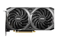 MSI GeForce RTX 3060 VENTUS 2X 8G OC - Carte graphique - GF RTX 3060 - 8 Go GDDR6 - PCIe 4.0 - HDMI, 3 x DisplayPort GEFORCE RTX 3060 VENTUS 2X 8G OC