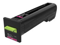 Lexmark - Magenta - original - cartouche de toner LCCP, LRP - pour Lexmark CS820, CX820, CX825, CX860 72K20M0