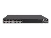 HPE 5510-24G-4SFP HI Switch with 1 Interface Slot - Commutateur - Géré - 24 x 10/100/1000 + 4 x Gigabit SFP + 4 x 10 Gigabit SFP+ - Montable sur rack JH145A