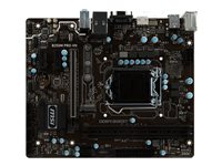 MSI B250M PRO-VH - Carte-mère - micro ATX - Socket LGA1151 - B250 - USB 3.1 Gen 1 - Gigabit LAN - carte graphique embarquée (unité centrale requise) - audio HD (8 canaux) B250M PRO-VH