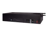 Commutateur de transfert automatique en rack APC AP4453 - Commutateur redondant (rack-montable) - CA 120 V - Ethernet 10/100, RS-232, USB - connecteurs de sortie : 16 - 2U - noir - pour P/N: SMTL1000RMI2UC, SMX1000C, SMX1500RM2UC, SMX1500RM2UCNC, SMX750C, SMX750CNC AP4453