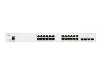 Cisco Business 250 Series CBS250-24T-4G - Commutateur - C3 - intelligent - 24 x 10/100/1000 + 4 x Gigabit SFP - Montable sur rack CBS250-24T-4G-EU