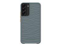 LifeProof WAKE - Coque de protection pour téléphone portable - 85 % de plastique recyclé provenant de l'océan - s'ancrer loin - modèle d'onde douce - pour Samsung Galaxy S22+ 77-86653