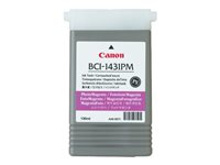 Canon BCI-1431PM - 130 ml - magenta clair - original - réservoir d'encre - pour BJC-6200; imagePROGRAF W6200P, W6400, W6400 Dye, W6400P 8974A001