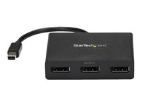 StarTech.com Splitter multi-écrans Mini DisplayPort vers 3x DisplayPort - Hub MST à 3 ports - Répartiteur Mini DP 1.2 vers 3x DP - Répartiteur video - 3 x DisplayPort - de bureau - AC 100/230 V - pour P/N: SVA5N3NEUA MSTMDP123DP