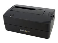 StarTech.com Station d'accueil pour Disque Dur SATA / SSD 2,5" ou 3,5" avec USB 3.0 - Station d'accueil HDD - baies : 1 - 2.5", 3.5" - SATA 3Gb/s - USB 3.0 - noir - pour P/N: PEXUSB3S24, PEXUSB3S44V, SVA12M2NEUA, SVA12M5NA, USBDUP15, USBDUPE115, USBDUPE17 SATDOCKU3S