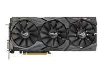 ASUS ROG STRIX-GTX1080-O8G-GAMING - Carte graphique - GF GTX 1080 - 8 Go GDDR5X - PCIe 3.0 x16 - DVI, 2 x HDMI, 2 x DisplayPort STRIX-GTX1080-8G-GAMING