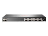 HPE Aruba 2930F 24G 4SFP+ - Commutateur - C3 - Géré - 24 x 10/100/1000 + 4 x 1 gigabit/10 gigabit SFP+ (liaison montante) - Montable sur rack JL253A