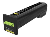 Lexmark - À rendement extrêmement élevé - jaune - original - cartouche de toner LCCP, LRP - pour Lexmark CS820de, CS820dte, CS820dtfe 72K2XY0