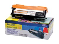 Brother TN328Y - Jaune - original - cartouche de toner - pour Brother DCP-9270CDN, HL-4570CDW, HL-4570CDWT, MFC-9970CDW TN328Y