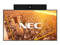 NEC All-in-One Mobile Huddle Solution - Kit de vidéo-conférence (camera, barre son, écran LED) - noir - avec NEC MultiSync C551, Active Collaboration Soundbar SP-ASCM, Trolley PD03 Tipster 40001344