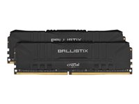 Ballistix - DDR4 - kit - 64 Go: 2 x 32 Go - DIMM 288 broches - 3600 MHz / PC4-28800 - CL16 - 1.35 V - mémoire sans tampon - non ECC - noir BL2K32G36C16U4B